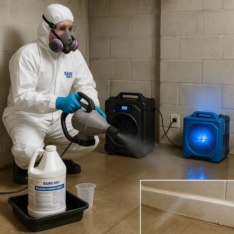 Sanitization and Odor Removal process in Saint Francis, MN