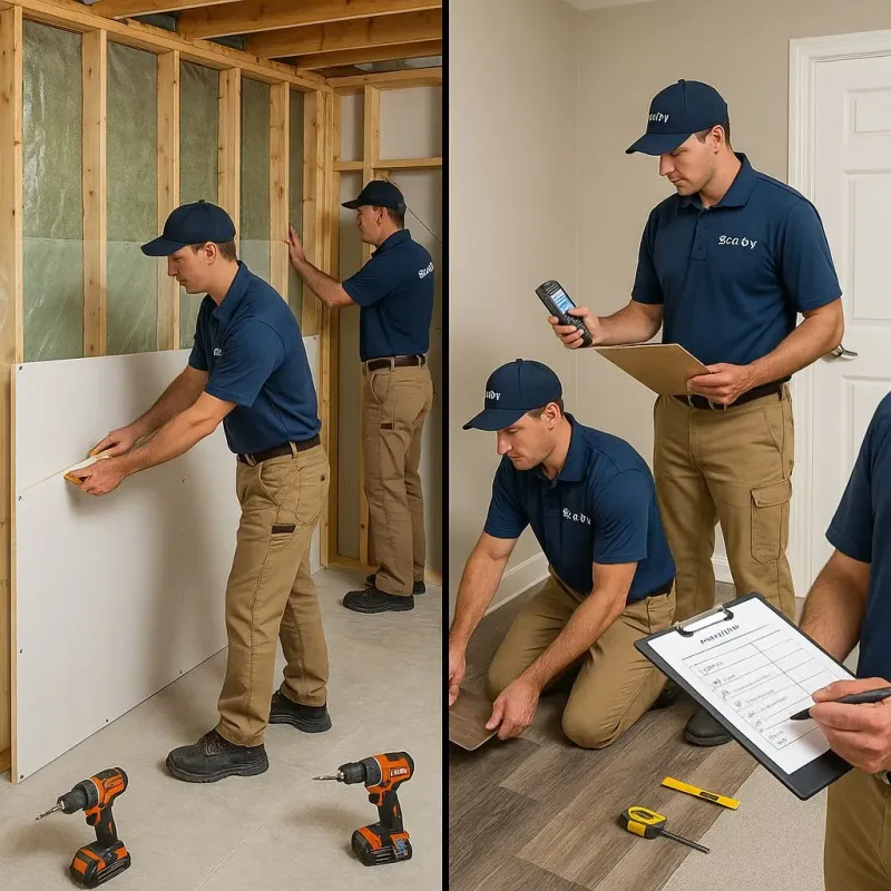 Repairs and Reconstruction process in Saint Francis, MN